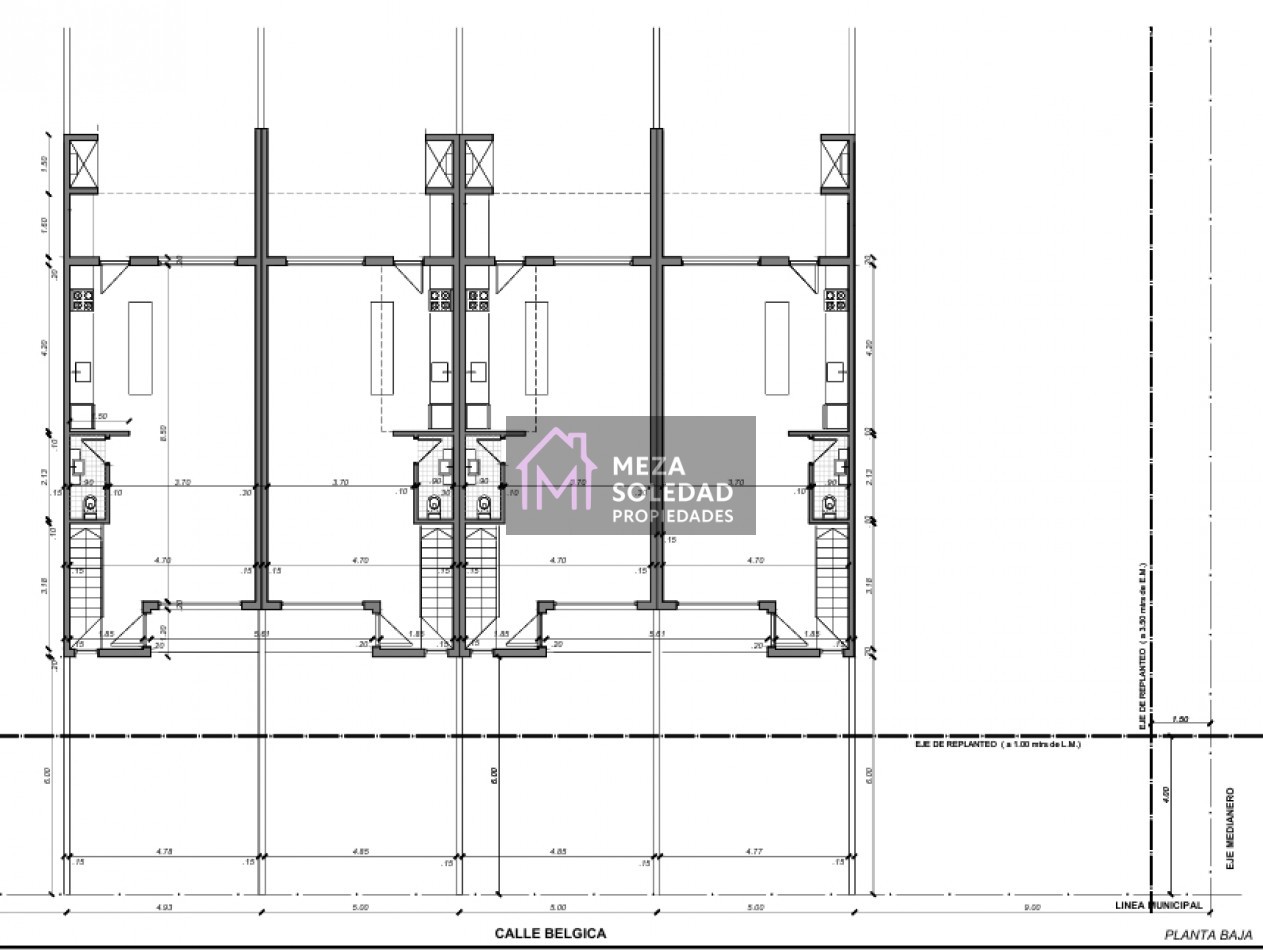 Duplex en construccion 